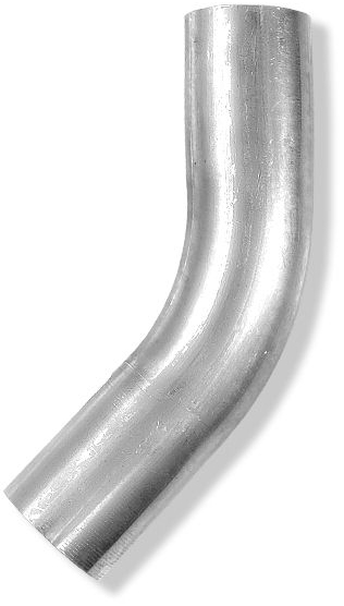 Изгиб трубы глушителя "CBD" нержавеющий (труба d45 мм, угол 45грд, длина 200 мм)
