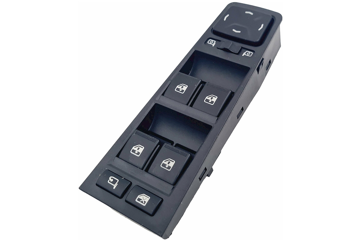 Блок кнопок управления стеклоподъемниками (4 кнопки, с функцией складывания зеркал) для Лада Веста