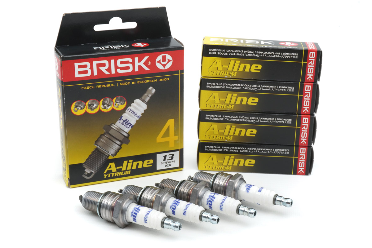 Свечи зажигания "BRISK" A-line №13 для ВАЗ (2104-2107, 2108-21099, 2110-2112, 2113-2115), Лада (Калина, Калина 2 Нива 4Х4, ) (8-ми клапанный двигатель)