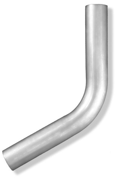 Изгиб трубы глушителя "CBD" нержавеющий (труба d45 мм, угол 60грд, длина 400 мм)
