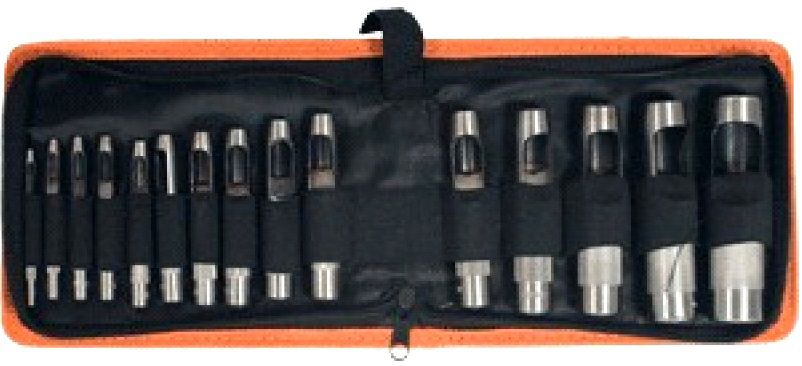 Набор просечек 15 шт 3,0-25,0 мм в сумке «АвтоDело»