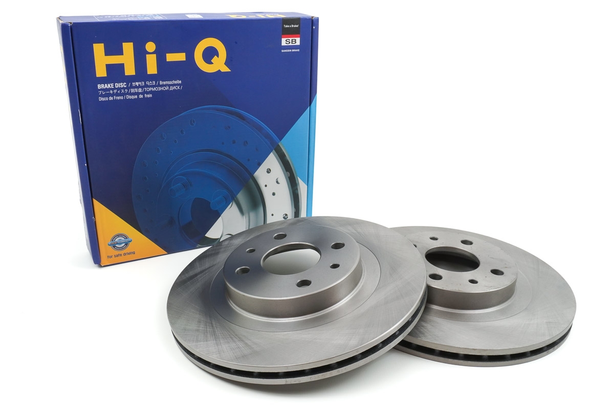 Передние тормозные диски R14 вентилируемые "Sangsin"  HI-Q для ВАЗ 2110-2112, Лада Калина 2, Приора, Приора 2