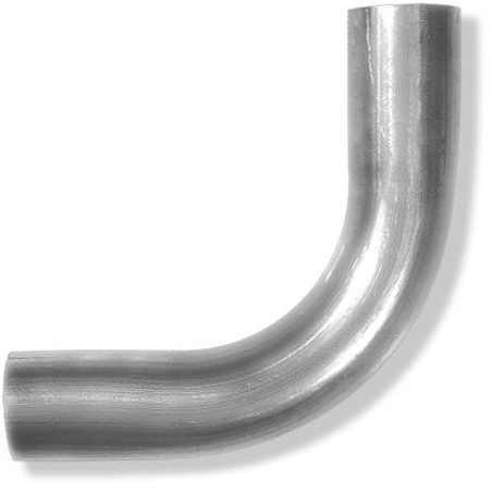Изгиб трубы глушителя "CBD" нержавеющий (труба d50 мм, угол 90грд, длина 300 мм)