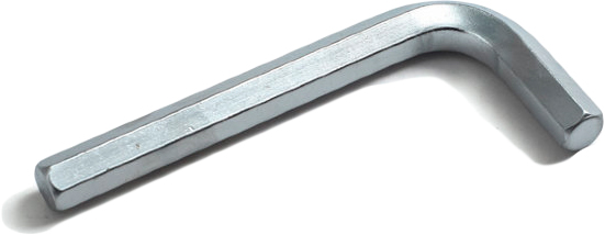 Ключ шестигранный Г-образный "СЕРВИС КЛЮЧ" 10 мм