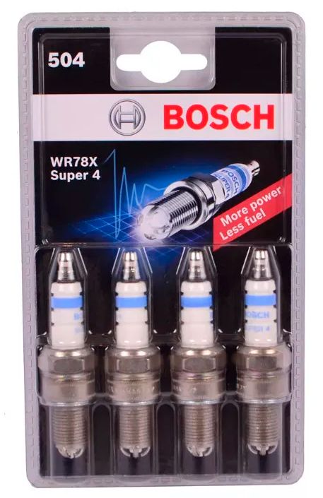 Свечи зажигания BOSCH WR78X для ВАЗ (2108-21099, 2110-2112), Лада Калина (8 клапанный двигатель)