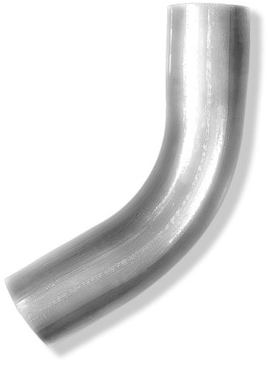 Изгиб трубы глушителя "CBD" нержавеющий (труба d55 мм, угол 60грд, длина 250 мм)