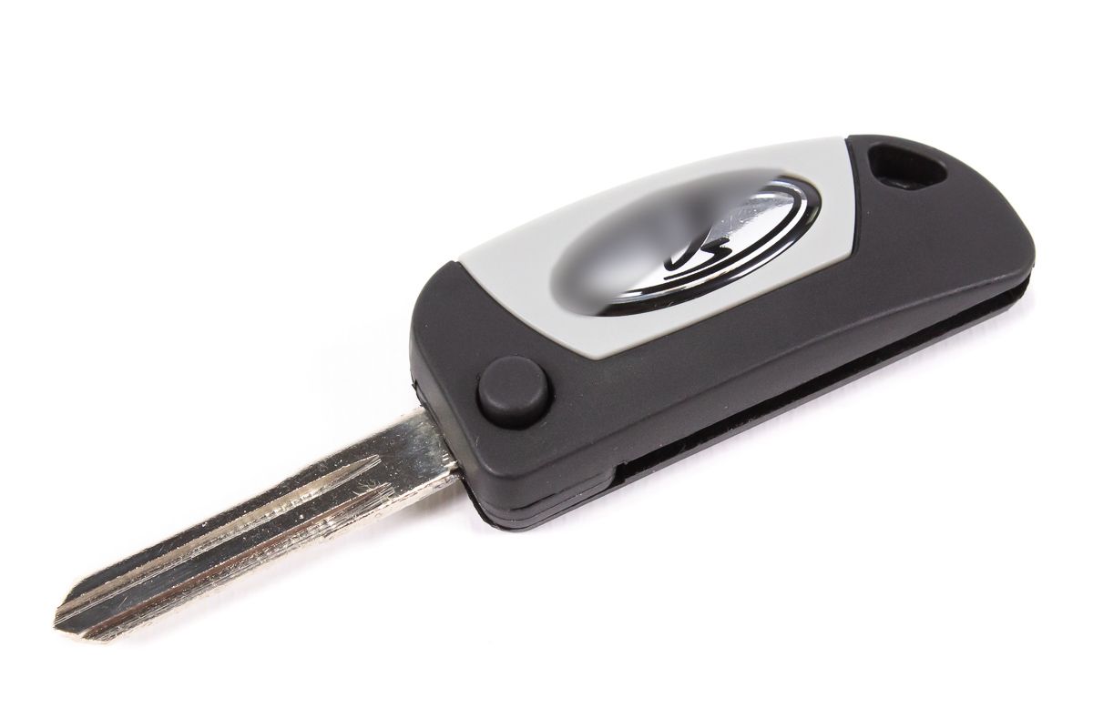 Ключ выкидной с ладьей (без кнопок, без чипа) для ВАЗ 2108-21099, 2113-2115