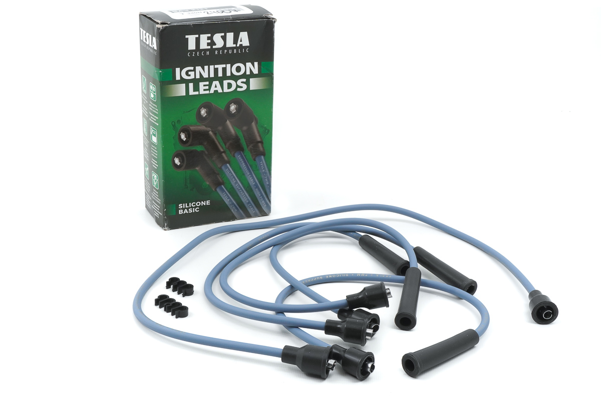 Провода высоковольтные "TESLA" (силиконовые) для Лада Нива 4х4, ЗАЗ Таврия (карбюраторный двигатель)
