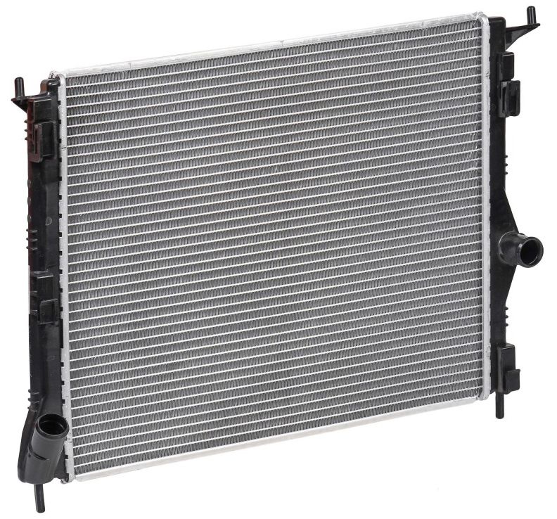 Радиатор "Luzar" охлаждения (паяный, алюминиевый) для Лада Ларгус, Renault (Logan, Sandero, Duster)