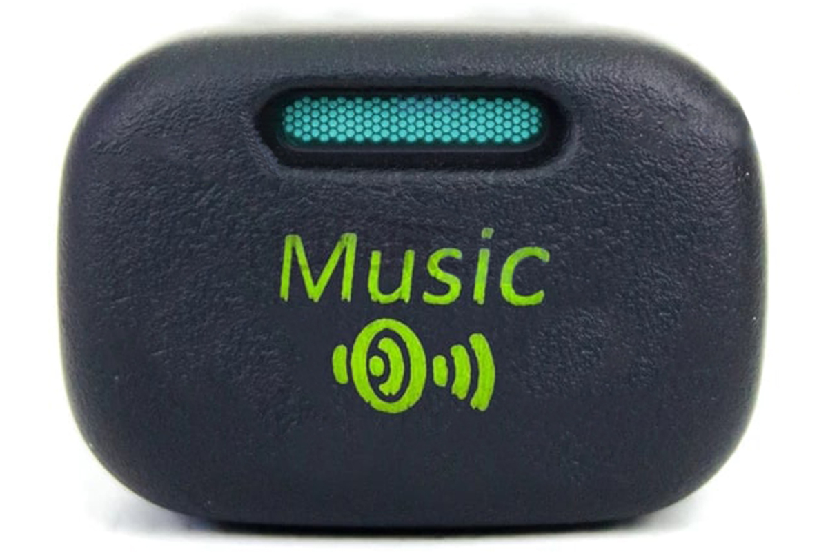 Кнопка пересвеченная Music с индикацией для ВАЗ 2113-2115, Лада (Калина, Нива Travel), Шевроле Нива
