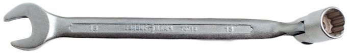 Ключ рожковый с карданной головкой "СЕРВИС КЛЮЧ" PROFFI удлинённый, 13 мм
