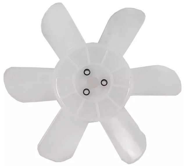 Крыльчатка вентилятора радиатора (6-ти лопастная, белая) для Лада Нива 4х4