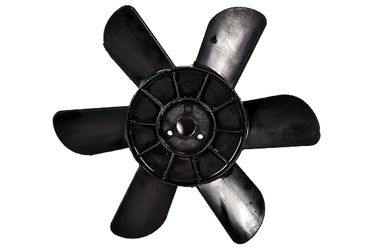 Крыльчатка вентилятора радиатора (6-ти лопастная, черная) для Лада Нива 4х4