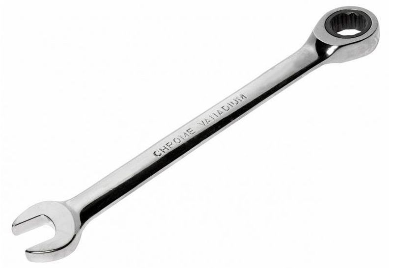Ключ "Titan PREMIUM" комбинированный (рожково-накидной, с трещоткой) 10 мм