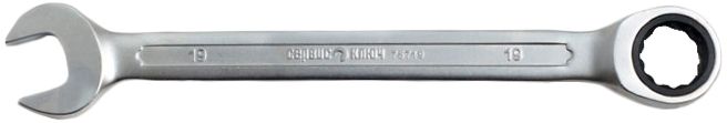 Ключ комбинированный трещоточный "СЕРВИС КЛЮЧ" 19 мм (CR-V, холодный штамп)