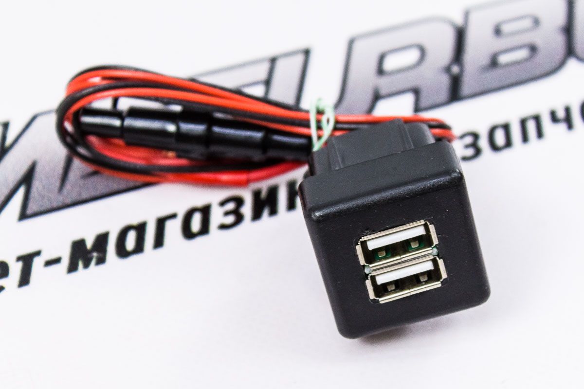 USB-зарядное устройство на 2 слота для ВАЗ 2110-2112