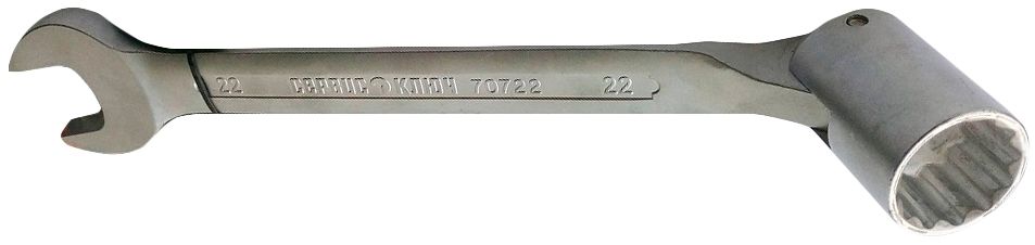 Ключ рожковый с карданной головкой "СЕРВИС КЛЮЧ" PROFFI удлинённый, 22 мм