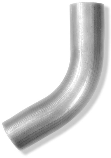 Изгиб трубы глушителя "CBD" нержавеющий (труба d63,5 мм, угол 60грд, длина 300 мм)