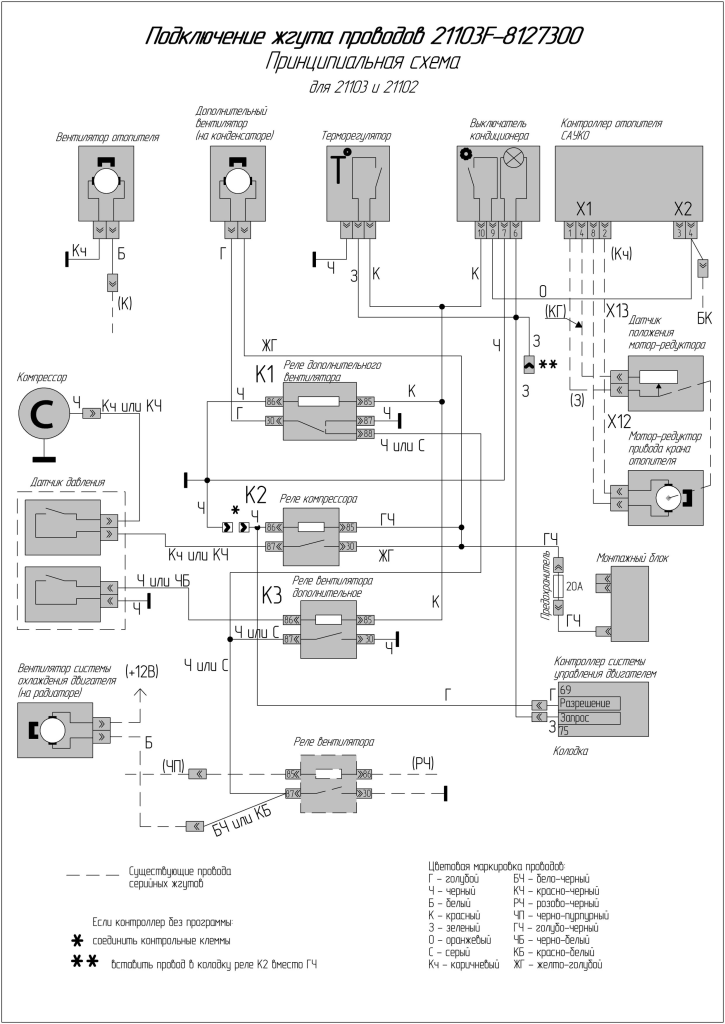 Кондиционер для ВАЗ 2110-2170, Богдан Август V16