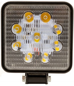 Балка дополнительного освещения 27S amber LED, квадрат, янтарный свет