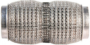 Гофра глушителя CBD WireMesh-Flex 3-х слойная, повышенной гибкости 51х150 мм, d75 мм, под трубу d50-51 мм