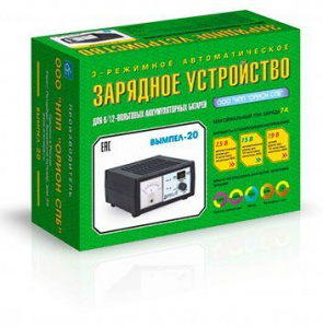 Зарядное устройство ОРИОН Вымпел-20 7А для мотоциклетных и автомобильных аккумуляторов