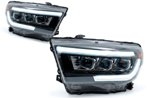Светодиодные фары 3 Bi-LED модуля для Лада Веста