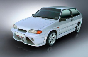 Передний бампер Варяг для ВАЗ 2113-2115 Без покраски Передний бампер Варяг для ВАЗ 2113-2115 Без покраски