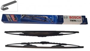 Щетки стеклоочистителя каркасные BOSCH Twin Spoiler 500S 500/500 мм
