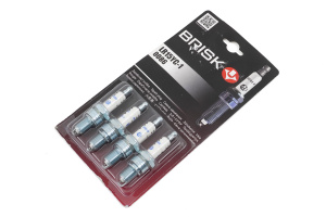 Свечи зажигания BRISK для ВАЗ 2104, 2105, 2107, 2108-21099, 2110-2112, 2113-2115, Лада Калина, Калина 2, Гранта, Гранта FL, Нива 4Х4 8-ми клапанный двигатель