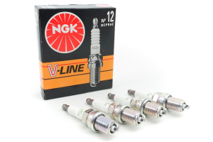 Свечи зажигания NGK V-line №12 для ВАЗ 2110-2112, 2114, Лада Калина, Калина 2, Приора, Приора 2, Гранта, Гранта FL, Веста, XRAY 16-ти клапанный двигатель