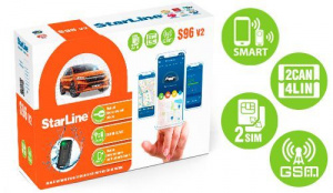 Охранно-телематический комплекс StarLine S96 v2 2CAN+4LIN 2SIM GSM