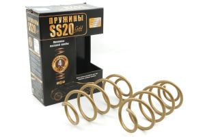 Пружины передней подвески SS20 Gold Progressive холодной навивки для Лада Калина, Калина 2, Приора, Гранта, Датсун mi-DO, on-DO