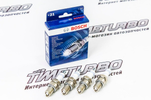 Свечи зажигания BOSCH WR9DС+ 0 242 225 599 для ВАЗ 2101-2107, 2108-21099, 2110-2112, 2113-2115, Лада Нива 4х4 карбюраторный двигатель