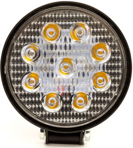 Балка дополнительного освещения 27R Amber LED, круг, янтарный свет