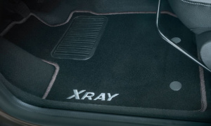 Ковры салона оригинал текстильные сандал для Лада XRAY с вещевым ящиком