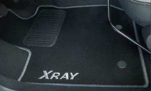 Ковры салона оригинал текстильные мутон для Лада XRAY без вещевого ящика