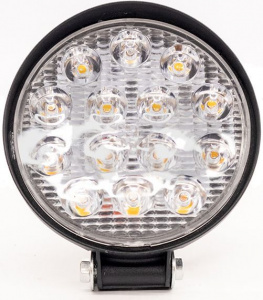 Балка дополнительного освещения 42R Amber LED, круг, янтарный свет
