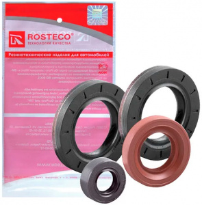 Комплект сальников ROSTECO КПП ВАЗ 2110 для ВАЗ 2108-21099, 2110-2112, 2113-2115, Лада Калина, Гранта, Приора