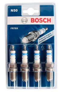 Свечи зажигания BOSCH FR78X 0 242 232 502 для ВАЗ 2110-2112, 2113-2115, Лада Приора, Приора 2, Калина, Калина 2, Гранта, Гранта FL 16 клапанный двигатель