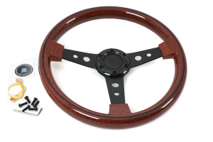 Руль PLASTWOOD NARDI в стиле Muscle Car с металлическим каркасом и отверстиями для ВАЗ 2101-2107, 2108-21099, 2113-2115, Лада Калина, Приора, Нива 4x4, Шевроле Нива до 2006 г. в.