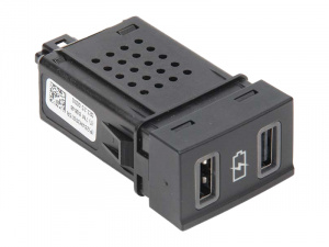 Розетка USB АВАР для задних пассажиров, 2 порта для Лада Ларгус FL, Веста, Искра, XRAY