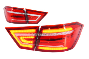 Светодиодные красные задние LED-фонари для Лада Веста