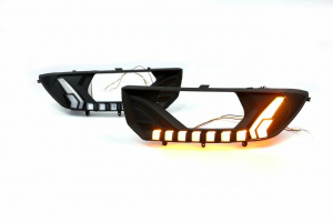 Маски передних фар ML Auto Light Technology диодные для Лада Гранта FL