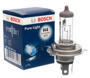 Автолампа H4 BOSCH Pure Light CB 60/55W