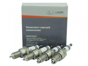 Свечи зажигания оригинал для ВАЗ 2110-2112, 2113-2115, Лада Калина, Калина 2, Приора, Гранта, Ларгус, Нива Travel, Шевроле Нива, Датсун mi-DO, on-DO с 8-ми клапанным двигателем