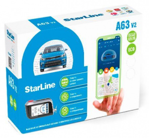 Автосигнализация StarLine A63 v2 2CAN+2LIN ECO