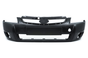 Передний бампер нового образца голый для Лада Приора 2 С отверстиями под ПТФ, Без покраски Передний бампер нового образца голый для Лада Приора 2 С отверстиями под ПТФ, Без покраски