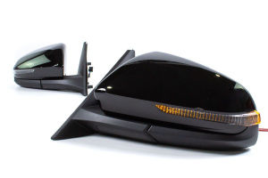 Боковые зеркала Salina в стиле Веста электропривод с функцией складывания, обогрев, с повторителем для ВАЗ 2110-2112, Лада Приора, Приора 2 Боковые зеркала Salina в стиле Веста электропривод с функцией складывания, обогрев, с повторителем для ВАЗ 2110-2112, Лада Приора, Приора 2